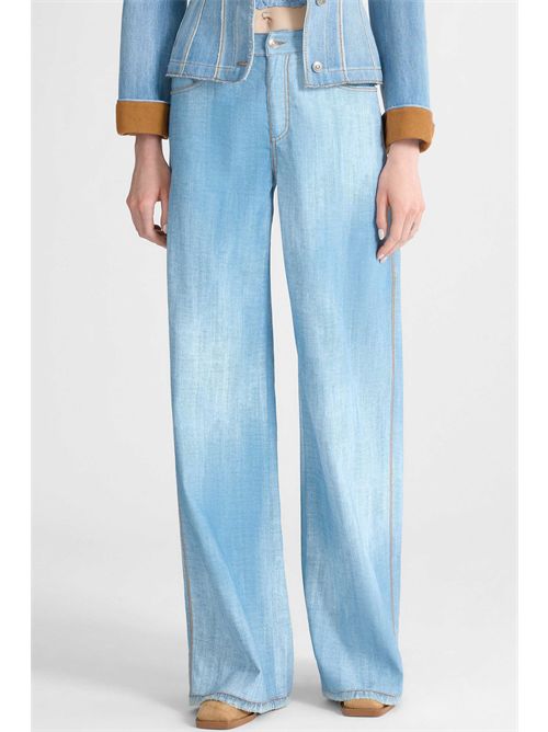 Jeans print trousers ERMANNO SCERVINO | D487P367TEEMYS4217